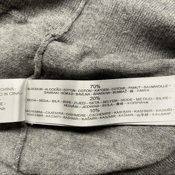 Massimo Dutti silk cashmere blend cardigan sweater lightweight button front - Picture 6 of 11